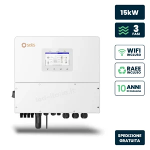 SOLIS 15KW THREE PHASE HYBRID INVERTER-DC -WIFI- CT- H-VOLTAGE BATTERIES 10YRS WARRANTY