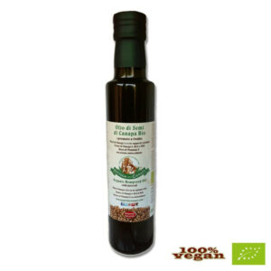 OLIO DI SEMI DI CANAPA BIO SPREMUTO A FREDDO 250 ML