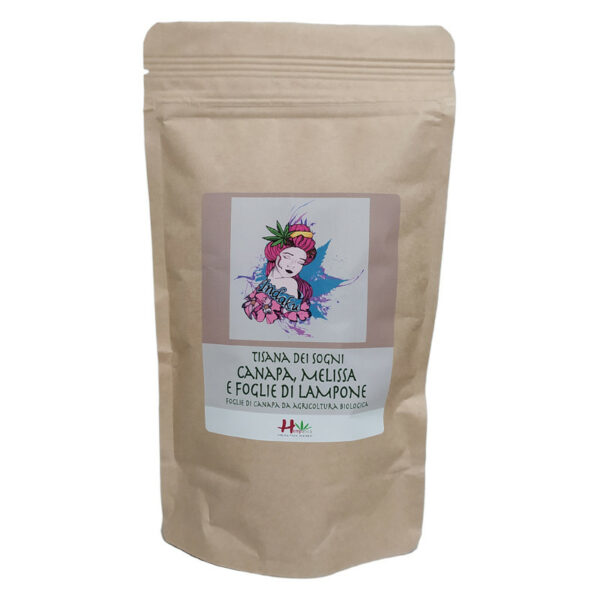 TISANA DEI SOGNI INDAKU - CANAPA, MELISSA, LAMPONE 40G - HEMPATICA