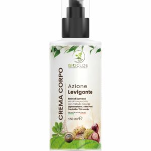 Crema corpo levigante con bava di Lumaca,ippocastano, aloe Vera, centella , thé verde 150ml