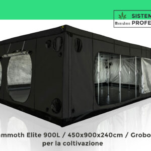 Growbox Professionale Mammoth Elite 900L - 450x900x240 cm Made in Holland