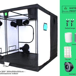 Growbox Professionale Budbox Titan 3 pro white 300x300x200 cm - Made in U.K.