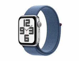 SMARTWATCH APPLE WATCH SE 2 40MM GPS ALLUMINIO SILVER CINTURINO SPORT LOOP BLUE INVERNO MRE33QL/A