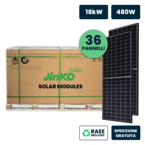 36*480W Mono Solar Panel Tiger Neo N-type 60HL4-(V) JINKO