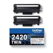 BROTHER TONER ORIGINALE TN-2420 CONFEZIONE DA 2 PZ 3.000 PAG NERO