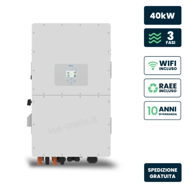 40kW Hybrid Solar Inverter Three Phase High Voltage