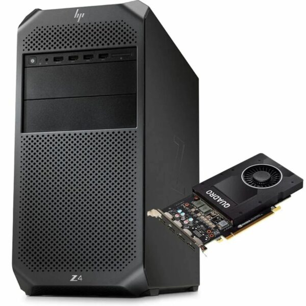 PC HP WORKSTATION Z4 G4 TOWER XEON W2125 32GB SSD 512GB K220 4GB W10P