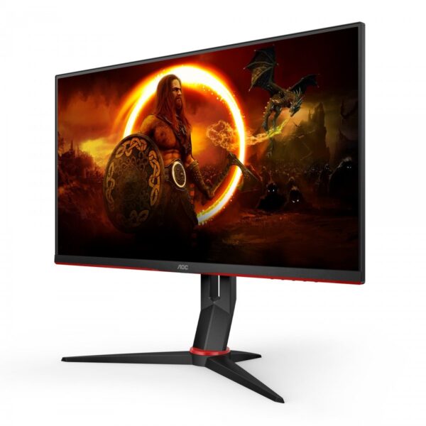 AOC Q27G2S/EU Monitor PC 68,6 cm (27") 2560 x 1440 Pixel Quad HD LED Nero, Rosso - immagine 4