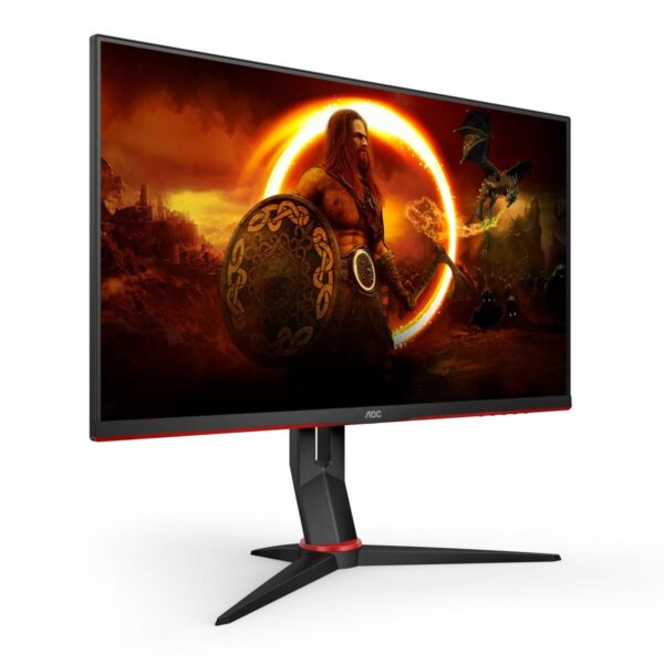 AOC Q27G2S/EU Monitor PC 68,6 cm (27") 2560 x 1440 Pixel Quad HD LED Nero, Rosso - immagine 5