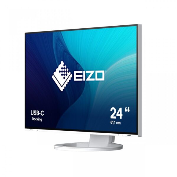 EIZO FlexScan EV2485-WT LED display 61,2 cm (24.1") 1920 x 1200 Pixel WUXGA Bianco - immagine 2