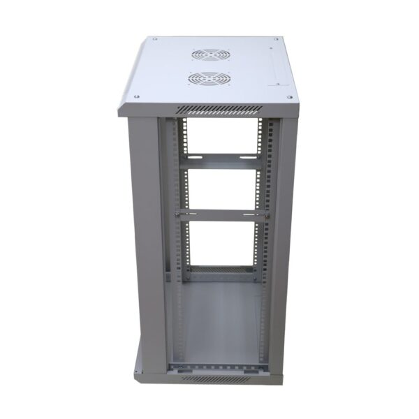 Extralink 15U 600x450 Grigio | Armadio per montaggio su rack | montaggio a parete - immagine 4