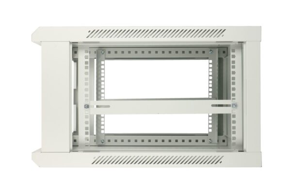 Extralink 6U 600x450 ASP Grigio | Armadio per montaggio su rack | fissato al muro, porta del metallo - immagine 6