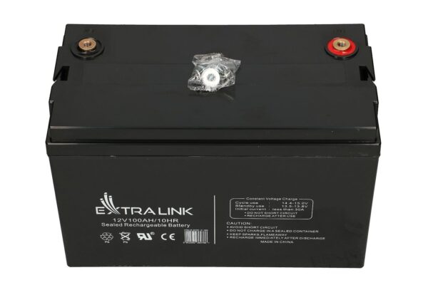 Extralink AKUMULATOR BATTERY ACCUMULATOR AGM 12V 100AH - Batterie Acido piombo (VRLA) - immagine 2