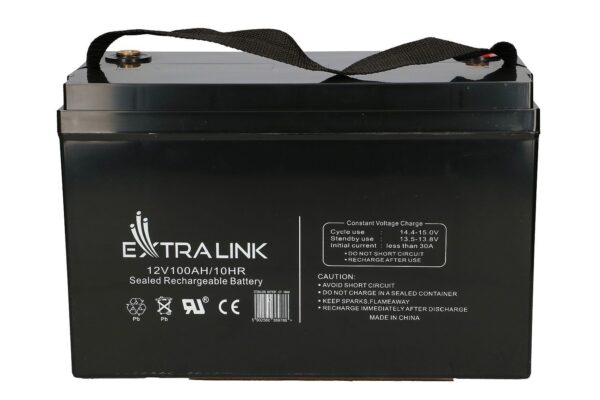 Extralink AKUMULATOR BATTERY ACCUMULATOR AGM 12V 100AH - Batterie Acido piombo (VRLA)