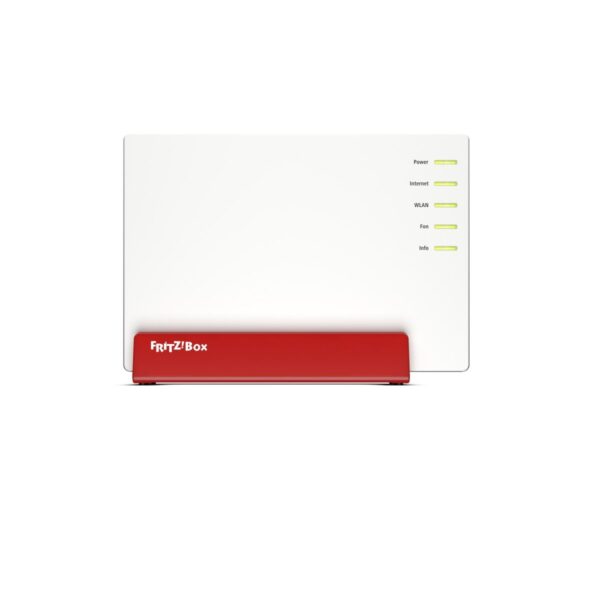 FRITZ!Box FRITZ! BOX 7583 VDSL router wireless Gigabit Ethernet Dual-band (2.4 GHz/5 GHz) 4G Rosso, Bianco - immagine 4