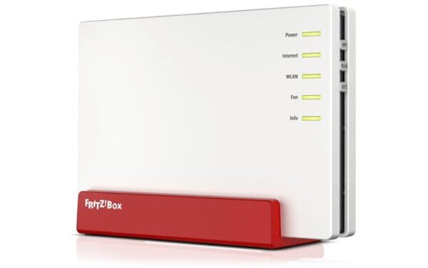 FRITZ!Box FRITZ! BOX 7583 VDSL router wireless Gigabit Ethernet Dual-band (2.4 GHz/5 GHz) 4G Rosso, Bianco