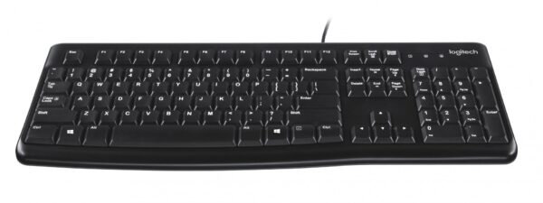 Logitech Keyboard K120 for Business tastiera USB QWERTY US International Nero