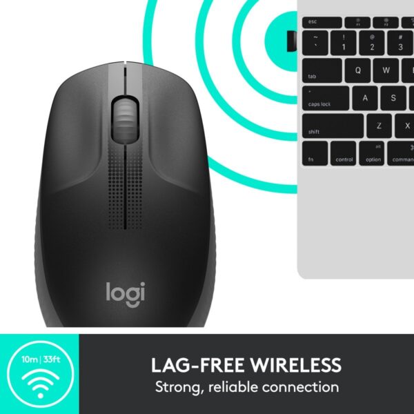 Logitech M190 mouse Ufficio Ambidestro RF Wireless Ottico 1000 DPI - immagine 9