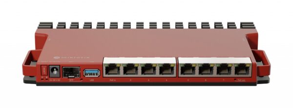 Mikrotik L009UiGS-RM router cablato 2.5 Gigabit Ethernet, Gigabit Ethernet Rosso - immagine 2