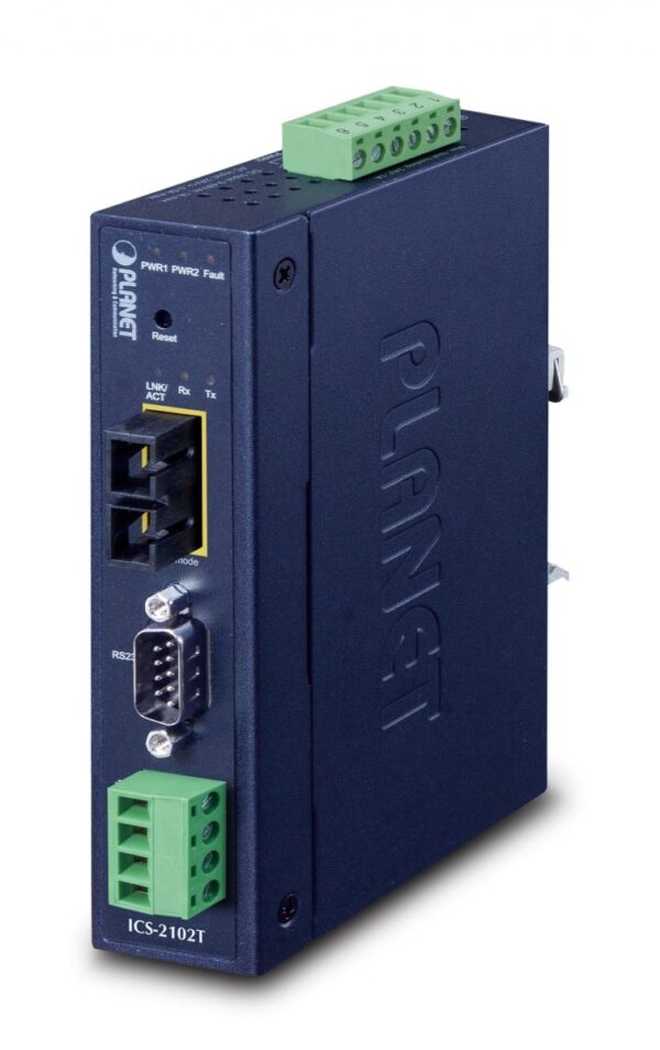 PLANET IP30 Industrial 1-Port server seriale RS-232/422/485